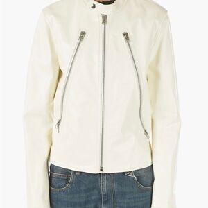 Margiela leather jacket